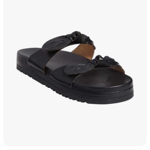 Jack Rogers Monica Double Knot Black Platform Sandals